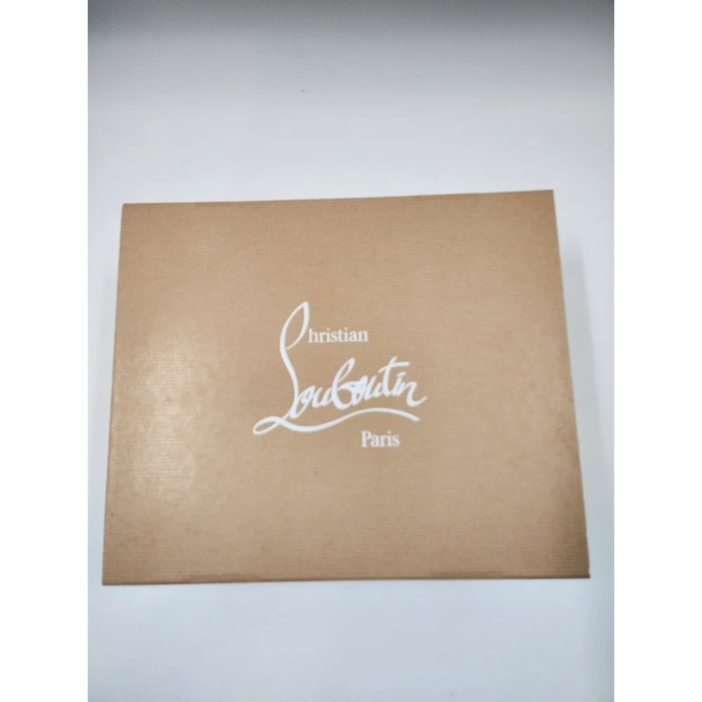 Christian Louboutin Empty Shoe Box Tan Kraft Paper Replacement Luxury Storage